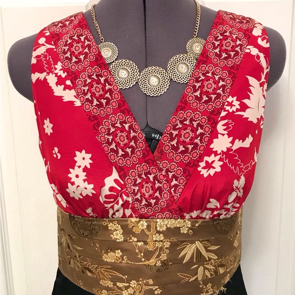 Phoebe Couture Asian Inspired Dress - Picture 4 of 16